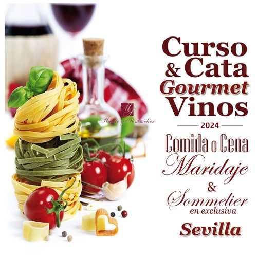 Curso de Cata de Vinos Gourmet en Sevilla, con Comida o Cena Maridaje y Sommelier en exclusiva